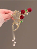 Flower Hair Claw Clip