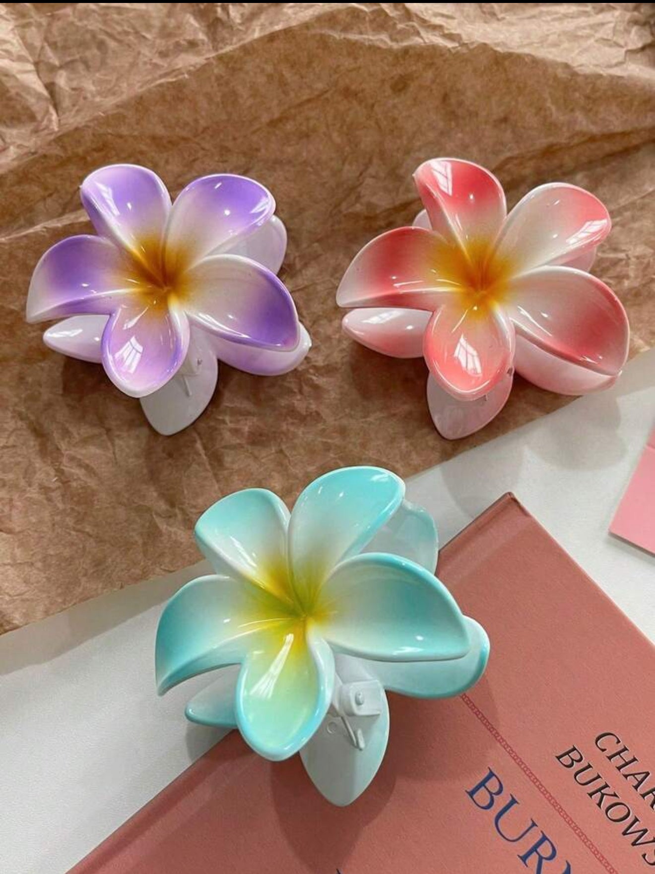 Elegant Velvet Hair Clips – Set of 3